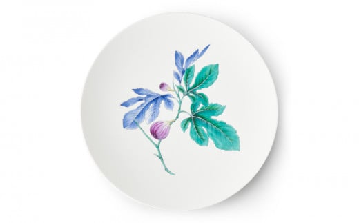 [伊万里焼/畑萬陶苑]Restaurant MAISON(Paris)φ29cm Plate[Fig]