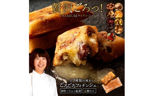 【ふるさと納税】フィナンシェ  ごろごろフィナンシェ 6個セット [ 詰め合わせ ギフト スイーツ 焼き菓子 セット ]　【1万円以下】  お試し