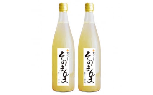 飲む梨!! 信州産　高級南水梨100%そのまんまジュース2本入　高い糖度の南水梨を使用!【1470359】