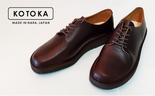 KOTOKA ( コトカ ) 紳士靴 一枚革 ダービー KTO2002 26.5cm( ブラウン ) [ ファッション 靴 シューズ 雑貨 日用品 牛革 ] [ お洒落 レザーシューズ 快適 メンズ ] 0754