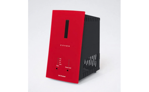 【黒赤】ZONER ZB-01 カラー オゾン発生器 全15色　／ 約3~90畳まで　タイマー機能付　チャイルドロック　 脱臭　除菌　消臭　電化製品　家電 【86-04BR】