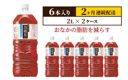 定期便 2ヶ月 サントリー烏龍茶OTPP（機能性表示食品）2L×6本 2箱 ペットボトル 1375302 - 神奈川県綾瀬市