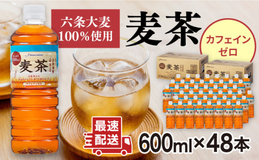 麦茶 600ml × 48本 糸島市 / スターナイン お茶 ペットボトル [ARM026]