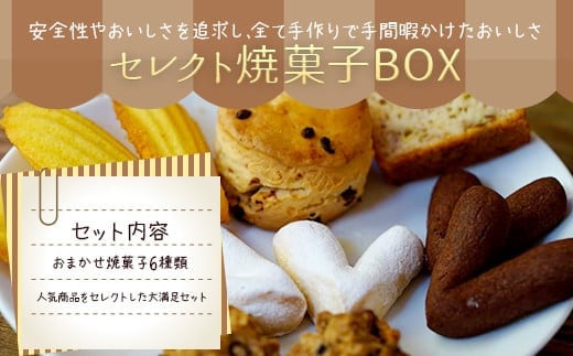 046-222 セレクト 焼菓子 BOX 6種類 おまかせ 313011 - 大分県豊後大野市