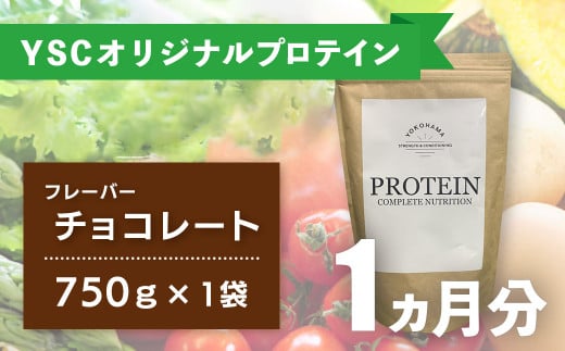 YOKOHAMA STRENGTH & CONDITIONING PROTEIN COMPLETE NUTRITION　1ヶ月分 ホエイプロテインパウダー チョコレート風味 ドリンク メンテナンス ホエイ 健康 体 維持 