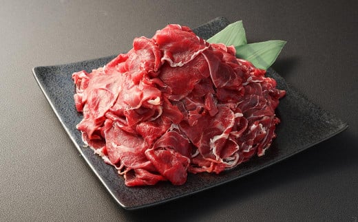 馬肉 小間 スライス 1kg （500g × 2パック） 熊本県産 馬 小間切れ 馬小間 馬こま 国産 熊本 肉 お肉 こま切れ 切り落とし 1382973 - 熊本県湯前町