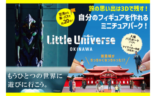 Little Universe 入場パスポート (ペア) ＋ マイアバター作成 (2名分)(AJ017)