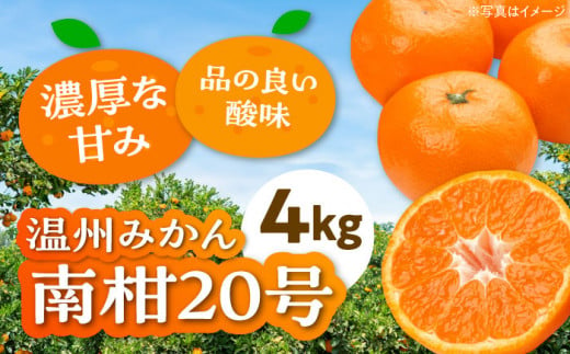 [先行予約][12月上旬から順次発送]本場ならではの品質!柑橘王国愛媛県産温州みかん 南柑20号 約4kg ＼レビューキャンペーン中/愛媛県大洲市/有限会社カーム/カームシトラス [AGBW002]果物 フルーツ みかん ミカン 温州みかん