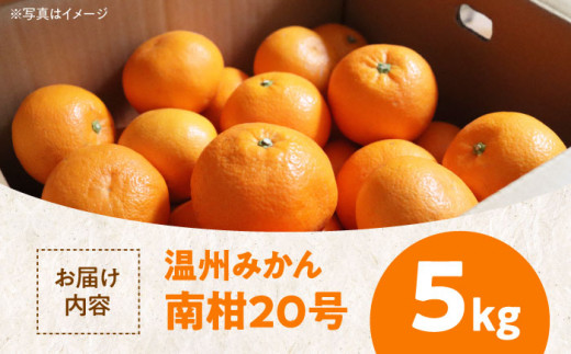 本場ならではの品質！フルーツ王国愛媛県産温州みかん 南柑20号 5kg