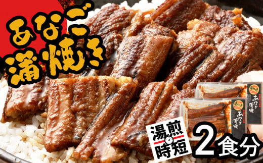 蒲焼き 穴子 2食分 (70g×2) 冷凍 湯せん レンジでチン 時短 料理 お試し セット あなご アナゴ