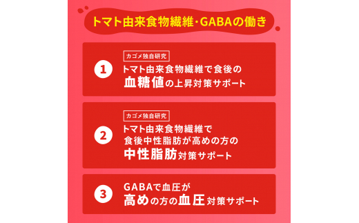 長野県富士見町のふるさと納税 【定期便 4ヶ月】  カゴメ 野菜一日これ一本 トリプルケア 24本×4回