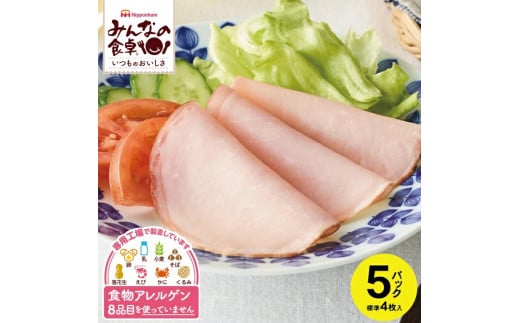 SZ0241　東北日本ハム《みんなの食卓》 ロースハムスライス　20枚(4枚入×5パック)