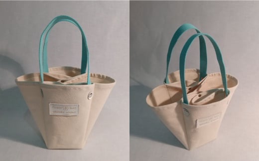 ハンドメイド 帆布 フラワーバッグ Sサイズ bag プレゼント 贈り物 誕生日 記念日 横須賀【M.シダータのアトリエ】 [AKAV001] -  神奈川県横須賀市｜ふるさとチョイス - ふるさと納税サイト