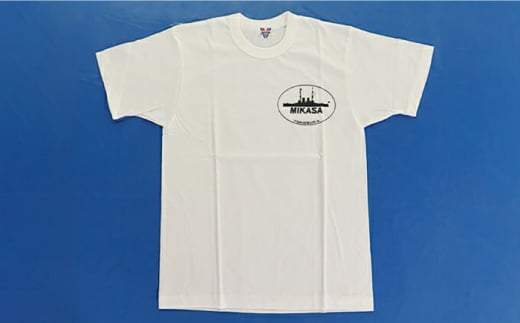 【Ｔシャツ白M】三笠帽子（L、紺）・Tシャツ（S〜LL、白）セット【公益財団法人 三笠保存会】 [AKBC002-2] 1525232 - 神奈川県横須賀市