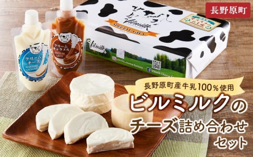 長野原町産牛乳100％使用　 ビルミルクのチーズ詰め合わせセット　5種類　（合計1080g） 1393654 - 群馬県長野原町