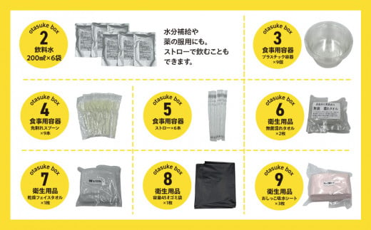 宮城県石巻市のふるさと納税 防災 非常時 おたすけ箱（1人3日分）1箱 防災グッズ 防災セット トイレ 水 備蓄 非常用 簡易 トイレ 非常食 飲料水 簡易トイレ 5年保存 長期保存 災害 非常用  宮城県 石巻市