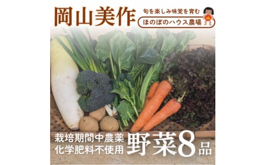 ＜畑から直送＞岡山美作産　旬を楽しみ味覚を育む野菜約8種(約5kg)【1524200】 1396741 - 岡山県美作市