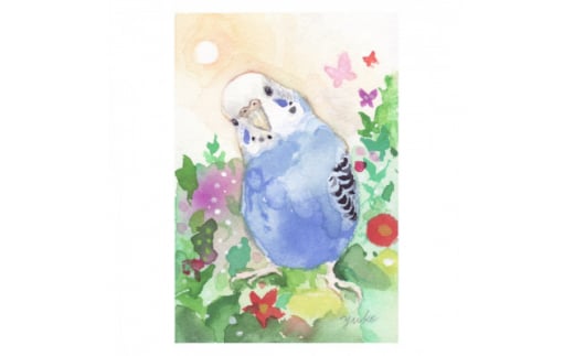 うちの子オーダーメイド・鳥イラスト/セキセイインコ・オカメインコをはじめ全ての鳥さんをお描きします!【1510329】 1398050 - 福岡県糸田町