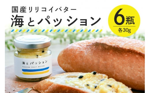 国産リリコイバター「海とパッション」6瓶入り 230343 - 沖縄県糸満市