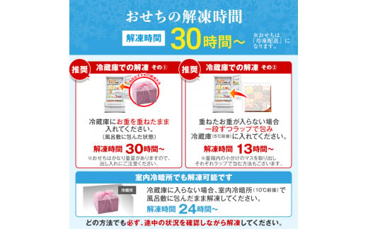 福岡県粕屋町のふるさと納税 本格定番3段重おせち 舞鶴(6.5寸3段重、33品、2～3人前) BP049