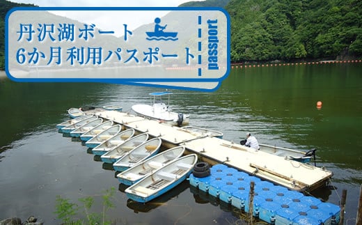 丹沢湖ボート6か月利用パスポート【  体験チケット 利用チケット アウトドア 神奈川県 山北町 丹沢湖 】 1419061 - 神奈川県山北町