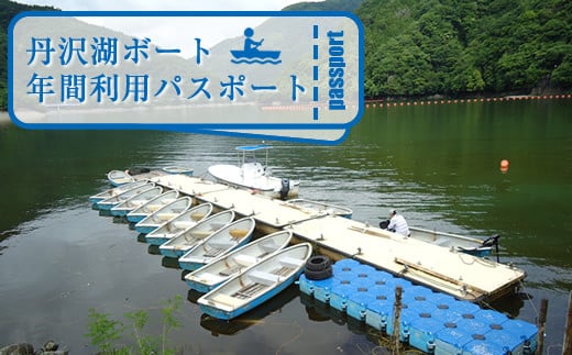 丹沢湖ボート年間利用パスポート【  体験チケット 利用チケット アウトドア 神奈川県 山北町 丹沢湖 】 1419060 - 神奈川県山北町