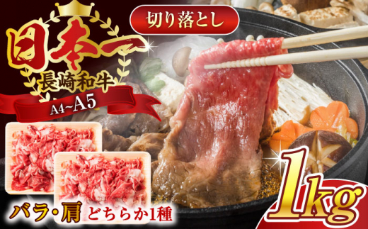 [A4〜A5]長崎和牛切り落とし 1kg(500g×2p)[株式会社 MEAT PLUS] [QBS006] 牛肉 切り落とし きりおとし 牛肉 切り落とし しゃぶしゃぶ すき焼き 長崎和牛 牛肉 きりおとし