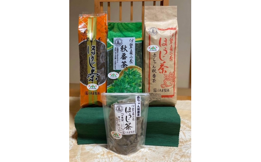 （亀）伊達製茶 亀山産ほうじ茶、番茶の詰合せ 亀山市/伊達丸亀製茶 伊勢茶 セット 送料無料 [AMAH002] 327650 - 三重県亀山市