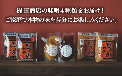 【贈答用】たつみ 麦みそ4種食べ比べセット