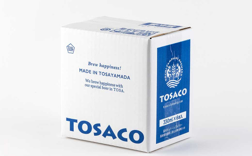 高知のクラフトビール「TOSACO」お米のビール6本セット