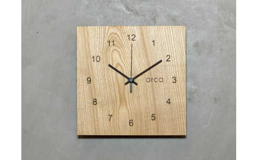 [セン] arca_muku 時計 全3種 [85-03S]/掛時計 置時計 電波時計 天然木 シンプル ギフト 祝い