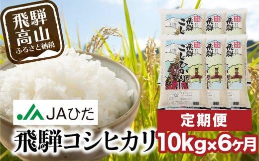 【定期便 6ヶ月】（全6回）令和6年度産 飛騨コシヒカリ 白米 10kg | こしひかり 飛騨こしひかり お米 コメ 精米 飛騨産 飛騨高山 JAひだ GS102