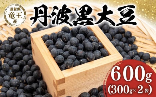 【 先行予約 】令和6年産 黒豆 予約 丹波黒 300g × 2袋 計 600g 豆 滋賀県 竜王町 国産 農家直送 丹波黒大豆  2024年産 国産 農家直送 産地直送 送料無料 1417604 - 滋賀県竜王町