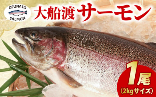 【数量限定】 大船渡サーモン 1尾 約2kg トラウトサーモン 冷蔵 鮮魚 魚 岩手県 大船渡市 1419184 - 岩手県大船渡市