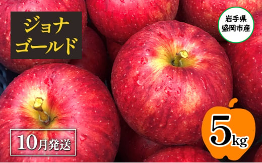 【10月発送】盛岡市産 田村ふぁーむ 家庭用 ジョナゴールド5kg（14～20玉） 1414931 - 岩手県盛岡市