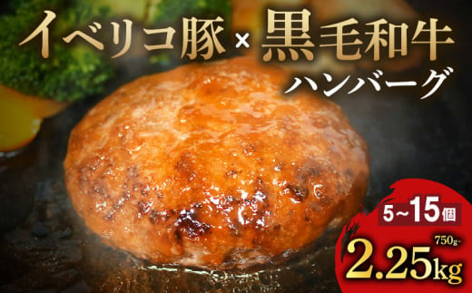 イベリコ豚 黒毛和牛 合いびきハンバーグ 150g×10個 計1.5kg 国産 牛肉 冷凍 手作り 手ごね 和牛 簡単調理 おかず 惣菜 晩ごはん 贅沢 ギフト 贈答 大阪府 松原市 1430082 - 大阪府松原市