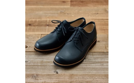 足なりダービー ダークネイビー 牛革 革靴 KOTOKA メンズシューズ KTO-3001(紳士靴) 27.5cm 0756