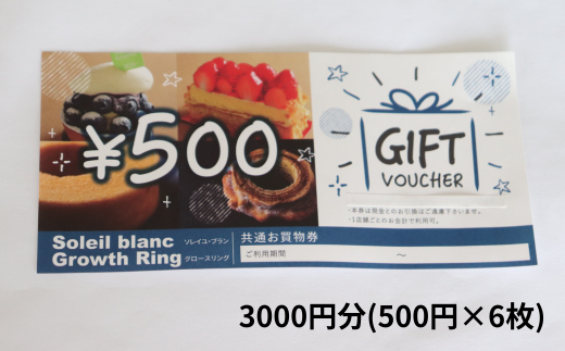 店舗利用券3000円分 1420205 - 岐阜県垂井町