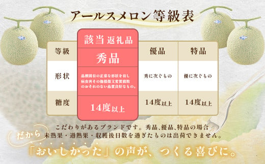 茨城県茨城町のふるさと納税 015茨城県JA水戸産アールスメロン【秀品】約8kg（3~5玉）【2024年8月上旬頃より順次発送予定】