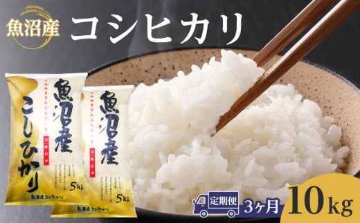 【3ヶ月定期便】魚沼産コシヒカリ　10kg　2024年10月～発送開始｜新潟県　魚沼　こしひかり　令和6年産 892304 - 新潟県新潟県庁