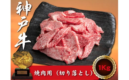 訳あり 神戸牛 焼肉（切り落とし）　500g×2　計1000g　SOY2S 1418234 - 兵庫県新温泉町