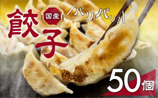 国産素材を使用した、パリっとおいしい冷凍餃子！たっぷり50個！ 1419110 - 愛知県豊橋市