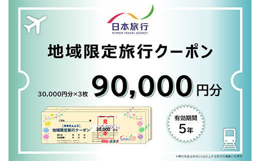 北海道 日本旅行 地域限定旅行クーポン90,000円分 チケット 旅行 宿泊券 ホテル 観光 旅行 旅行券 交通費 体験 宿泊 夏休み 冬休み  F6S-142 - 北海道｜ふるさとチョイス - ふるさと納税サイト