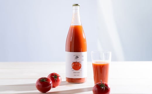 菊川産あかでみトマト100％のトマトジュース780ml×1本＆あかでみトマトで煮込んだミネストローネ3個セット