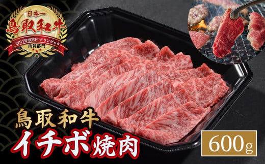 【各月数量限定】 鳥取和牛 イチボ焼肉 600g 牛肉 希少 イチボ 焼肉 焼き肉 冷凍 国産牛 和牛 黒毛和牛 鳥取県 倉吉市 KR1251 1437412 - 鳥取県倉吉市