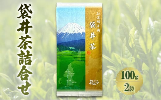 袋井茶詰合せ 100g2袋 煎茶 ギフト 贈り物 銘茶 人気 厳選 おすすめ 袋井市 静岡