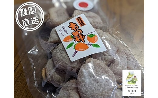 【農園直送】フルーツガーデン松村の市田柿　約500g×2袋 1013222 - 長野県中川村