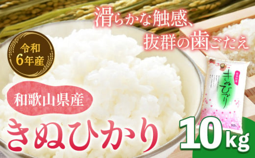 令和6年産 きぬひかり 10kg スマイル[30日以内に出荷予定(土日祝除く)] 和歌山県 日高町 米 こめ コメ お米 10kg きぬひかり キヌヒカリ 送料無料