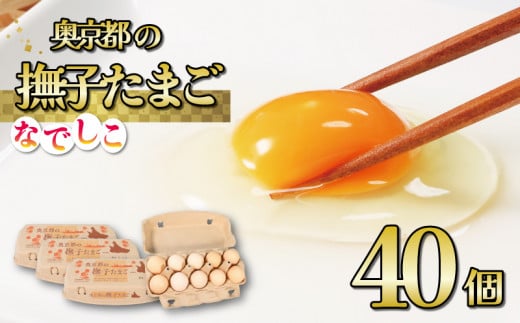 奥京都の撫子たまご 40個入(30個+割れ保証10個) 三和鶏園 MS〜LLサイズ ピンク卵 卵 たまご 玉子 生卵 鶏卵 卵かけご飯 贈呈用 濃い セット 玉子焼き 卵焼き ゆで卵 卵黄 ふるさと納税卵 ふるさと納税たまご ふるさと納税玉子 日用品 消耗品 オムレツ 卵かけご飯 たまご焼き