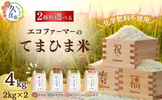 [先行予約]令和6年度産『てまひま米』選べる品種(2種類) 精米2kg×2 | 埼玉県 久喜市 令和6年 2024年 米 コメ お米 おこめ 特産米 ブランド米 てまひま 手間暇 手間隙 手間ひま 精米 白米 おいしい 美味しい ごはん SDGs 循環型 循環型農業 持続可能な農業 環境に優しい 環境問題 高品質 地元産 主食 和食 健康 安心 ギフト 贈り物